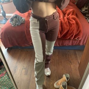 Patchwork Denim Jean